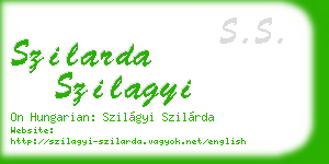 szilarda szilagyi business card
