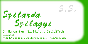 szilarda szilagyi business card